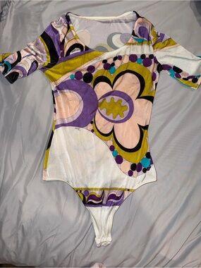 Emilio Pucci Wolford Bodysuit preowned size small